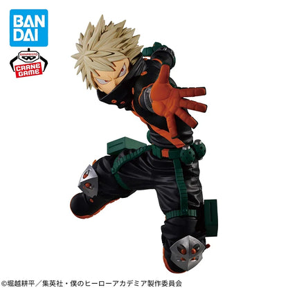 15cm Figurine My Hero Academia | Découvrez cette figurine Katsuki Bakugo issue de la série The Amazing Heroes DX par Banpresto. Un modèle détaillé, livré en boîte, idéal pour les fans de Boku no Hero Academia et les collectionneurs