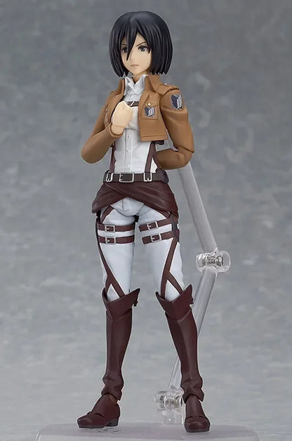 19cm Figurines d'action Attack on Titan | Figurines d'Eren Jaeger, Mikasa Ackerman et Levi Ackerman de Attack on Titan, parfaites pour la collection et comme cadeau pour les fans de la série