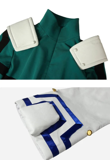 Devenez le héros de la soirée avec ce costume de Midoriya Izuku (Deku) de My Hero Academia. Parfait pour Halloween, les carnavals ou toute fête cosplay, ce set unisexe vous permettra de revêtir l'armure de l'un des héros les plus populaires de l'anime