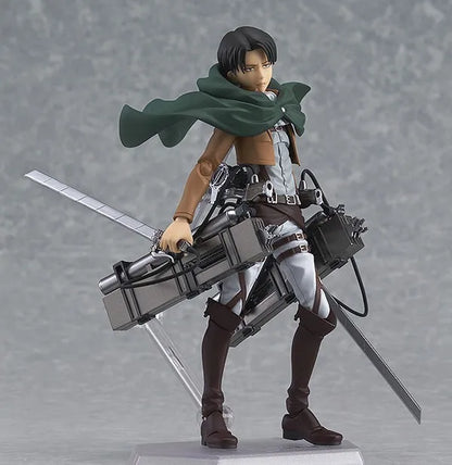 19cm Figurines d'action Attack on Titan | Figurines d'Eren Jaeger, Mikasa Ackerman et Levi Ackerman de Attack on Titan, parfaites pour la collection et comme cadeau pour les fans de la série