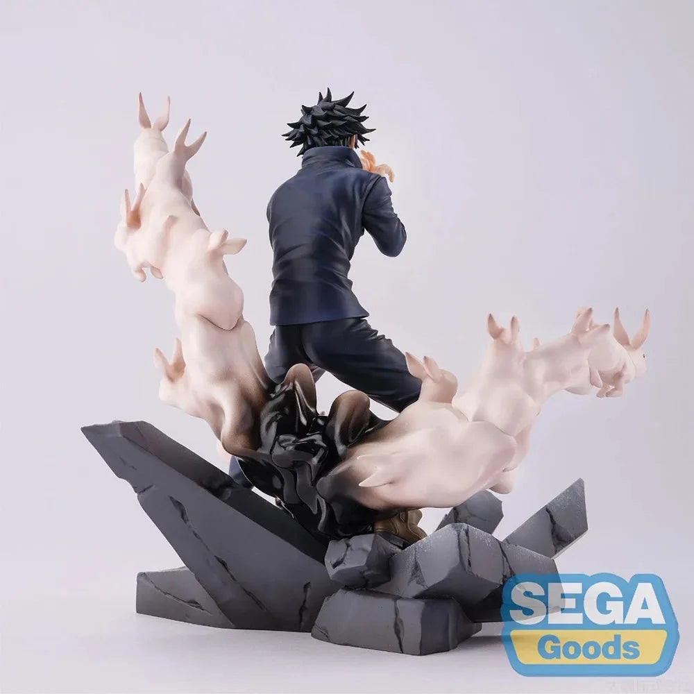 19cm Figurine Originale Genuine SEGA Jujutsu Kaisen | Figurine de Fushiguro Megumi en action, fabriquée par SEGA. Statue en PVC idéale pour les collectionneurs et comme cadeau