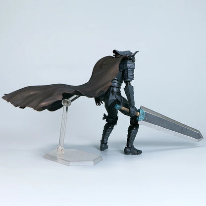 16cm Figurine Figma Berserk | Figurine articulée de Guts en version Berserker. Parfait pour les collectionneurs et fans de Berserk. Cadeau idéal pour enfants et amateurs d’anime