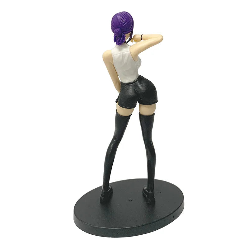 Figura de hombre con motosierra de chica sexy Reze de 19 cm | Modelo detallado en PVC de Reze, ideal para fans y coleccionistas del anime. Perfecto como decoración o regalo.