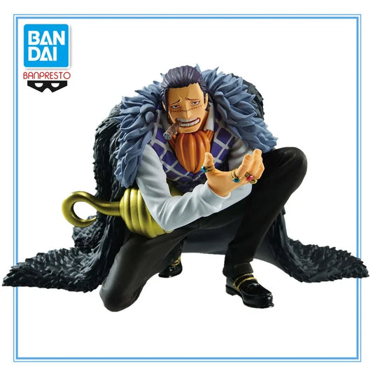 11cm Figurine BANDAI (édition Battle Record) One Piece | Figurine Banpresto en PVC représentant Crocodile en pleine action. Parfait pour les collectionneurs et fans de One Piece