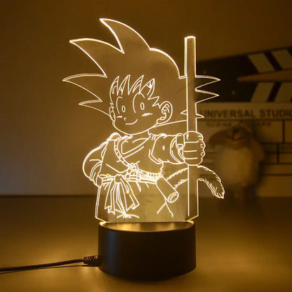 Lampe de Table LED Dragon Ball | Illuminez vos soirées avec cette lampe de table LED Dragon Ball. Avec un effet 3D saisissant, cette lampe est parfaite comme décoration de chambre et fait un excellent cadeau pour les fans de Dragon Ball