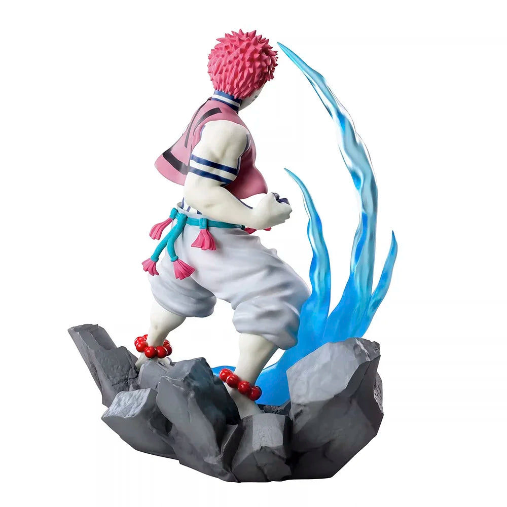 16cm Figurines Demon Slayer SEGA Xross Link | Figurines originales représentant Akaza et Rengoku Kyojuro. Modèles détaillés pour collectionneurs ou pour offrir en cadeau