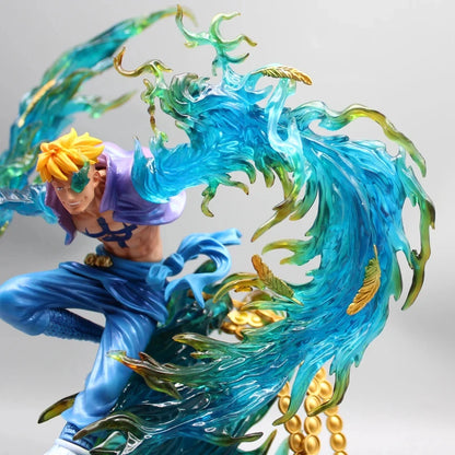 31cm Figurine One Piece | Figurine détaillée de Marco, le Phénix Immortel, de l'univers One Piece en plein vol, capture son allure majestueuse et ses ailes de phénix avec réalisme. Idéale pour les collectionneurs et les fans d'anime !