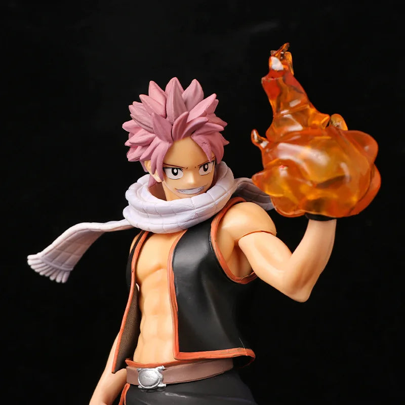 19cm Figurine BANDAI Fairy Tail | Figurine BANDAI originale de Natsu Dragnir en mode combat. Modèle très détaillé, parfait comme cadeau pour les collectionneurs et les fans d'anime