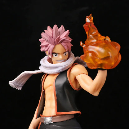 19cm Figurine BANDAI Fairy Tail | Figurine BANDAI originale de Natsu Dragnir en mode combat. Modèle très détaillé, parfait comme cadeau pour les collectionneurs et les fans d'anime