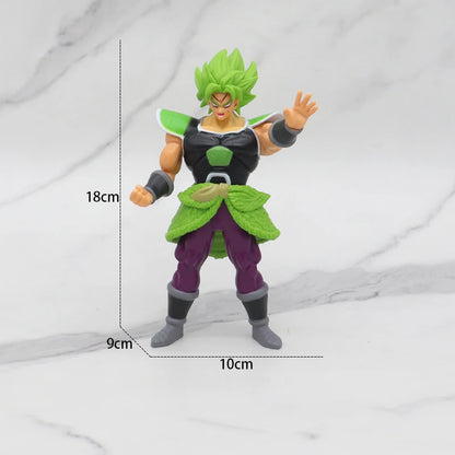 18cm Figurine Dragon Ball | Figurines Goku, Broly, Gogeta, Vegeta parfaite pour les fans de DBZ. Un excellent choix comme cadeau ou pour enrichir votre collection de figurines d'anime