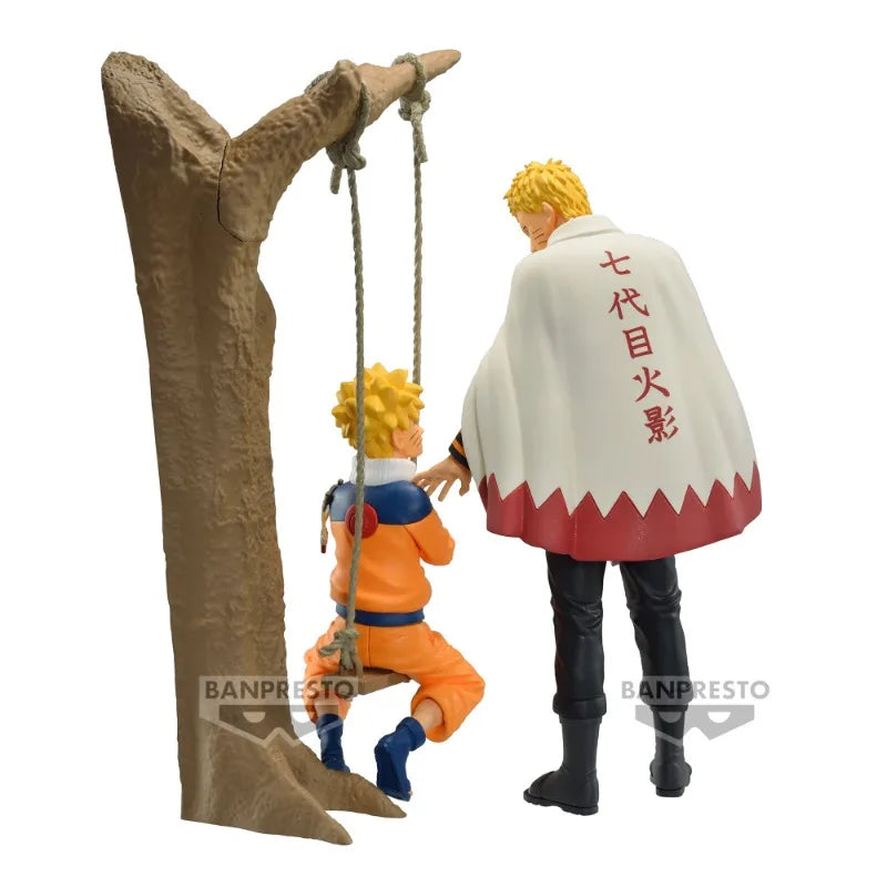 11-17cm Figurine Bandai Banpresto (édition Naruto 20th Anniversary) | Figurine en PVC de Naruto Uzumaki. Ce modèle représente Naruto dans sa tenue "Fire Shadow Hokage" et en version adolescent, idéal pour les collectionneurs et les fans de Naruto