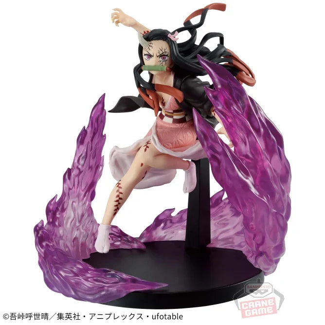 11cm Figurines BANDAI Demon Slayer Vibration Stars Plus | Figurines PVC Demon Slayer de Kamado Tanjiro et Nezuko, édition Vibration Stars Plus. Parfaites pour les collectionneurs et les enfants fans d'anime