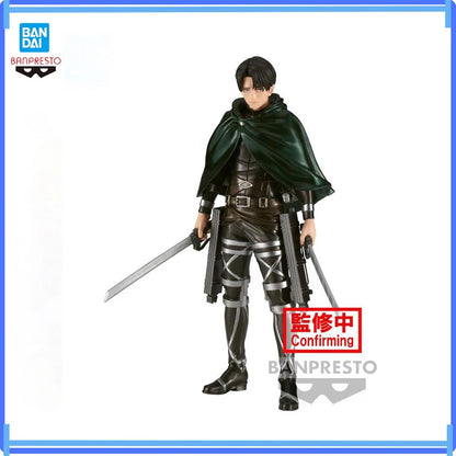 Figurine Bandai Attack on Titan | Figurine officielle Banpresto de Levi Ackerman pour les fans de l’anime Attack on Titan. Ce modèle de collection authentique Bandai est parfait pour enrichir une collection ou offrir en cadeau