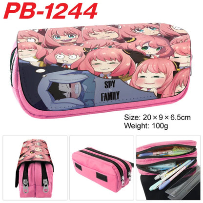 Trousse SPY×FAMILY | Grande trousse inspirée de Spy x Family, parfaite pour les fournitures scolaires et le maquillage. Conçue pour les étudiantes et les fans de l'anime, cette trousse kawaii est un excellent cadeau pratique et stylé