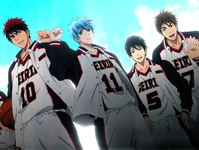 Anime Kuroko No Basuke SEIRIN Kagami Taiga Tetsuya chaqueta de baloncesto con capucha Jersey deportes al aire libre sudadera uniforme Cosplay