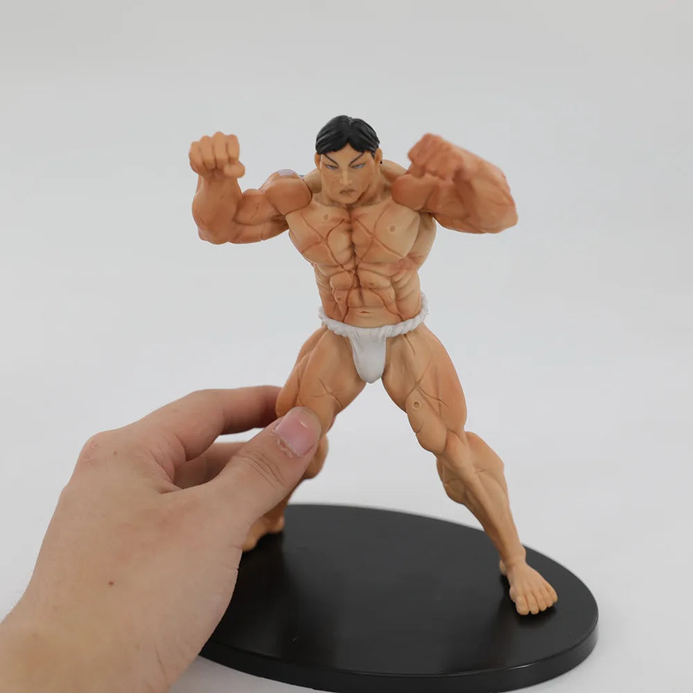 Figura BAKI de 18cm | Figura que representa a Hanayama Koaru de Baki the Grappler. Esta detallada figura de PVC es un fantástico modelo coleccionable para los fans del anime y el manga. Perfecto para coleccionistas o como regalo.