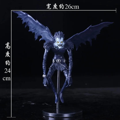 24cm Figurine Death Note | Figurine en PVC représentant Ryuk et Rem dans une pose dynamique. Parfaite pour la collection, avec un excellent niveau de détail, idéale comme décoration ou cadeau pour les fans de Death Note