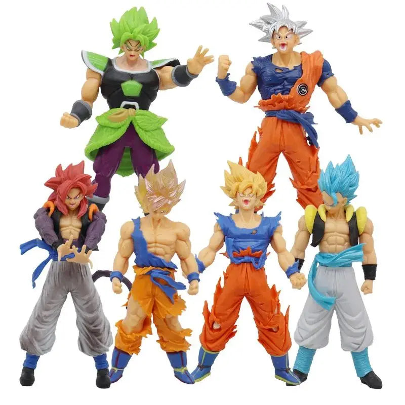 18cm Figurine Dragon Ball | Figurines Goku, Broly, Gogeta, Vegeta parfaite pour les fans de DBZ. Un excellent choix comme cadeau ou pour enrichir votre collection de figurines d'anime