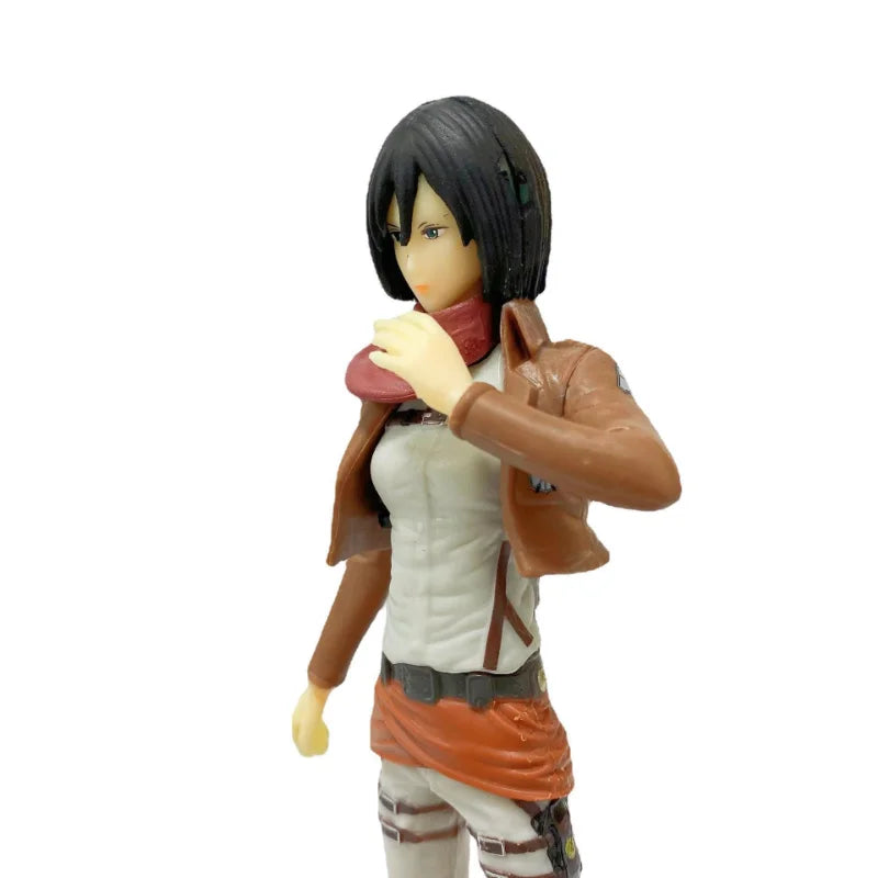 16cm Figurines Attack on Titan | Figurines de collection représentant Eren, Mikasa et Levi de Attack on Titan. Idéal pour les fans et les collectionneurs, ces modèles détaillés apportent l'univers de l'anime dans votre espace