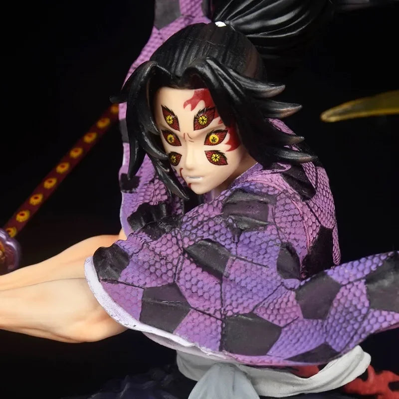 Figurines Demon Slayer | Figurines représentant Zenitsu, Kanroji, Akaza, Shinobu, Muichiro,  Kyojuro et Kokushibo. Parfaites pour décorer un bureau ou une étagère, ces figurines détaillées sont idéales pour les fans de Demon Slayer