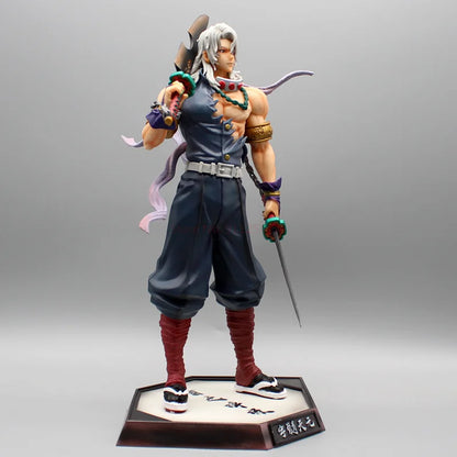 32cm Demon Slayer Figure | Action figure representing Uzui Tengen, the Pillar of Sound in Demon Slayer. Perfect for collections and as a desktop decoration, this detailed statue is a great birthday gift for anime fans. 