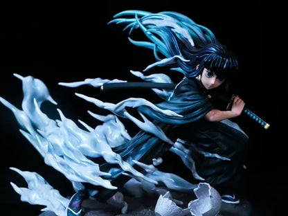 Figurines Demon Slayer | Figurines représentant Zenitsu, Kanroji, Akaza, Shinobu, Muichiro,  Kyojuro et Kokushibo. Parfaites pour décorer un bureau ou une étagère, ces figurines détaillées sont idéales pour les fans de Demon Slayer