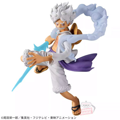 Figura Oficial BANDAI One Piece de 24cm | Figura original de Banpresto en PVC, modelo DXF EXTRA que representa a Monkey D. Luffy en su forma Nika Gear 5 Perfecta para coleccionistas y fans del anime.