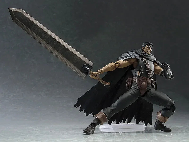 17cm Figurine BANDAI Berserk | Figurine de Guts en version Black Swordsman avec des pièces interchangeables. Modèle en PVC idéal pour les fans et les collectionneurs de Berserk