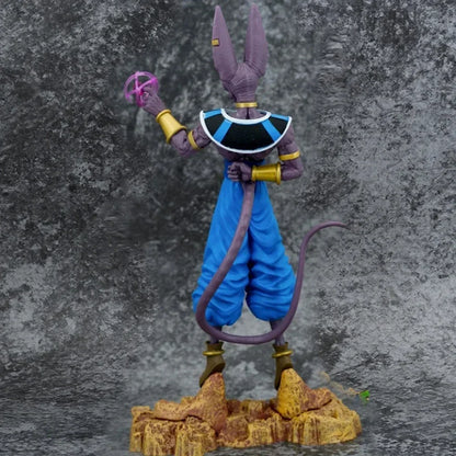 30cm Figurine Dragon Ball |  Beerus : Modèle du Dieu de la Destruction Beerus. Un excellent ajout à toute collection Dragon Ball Super, parfait pour les fans