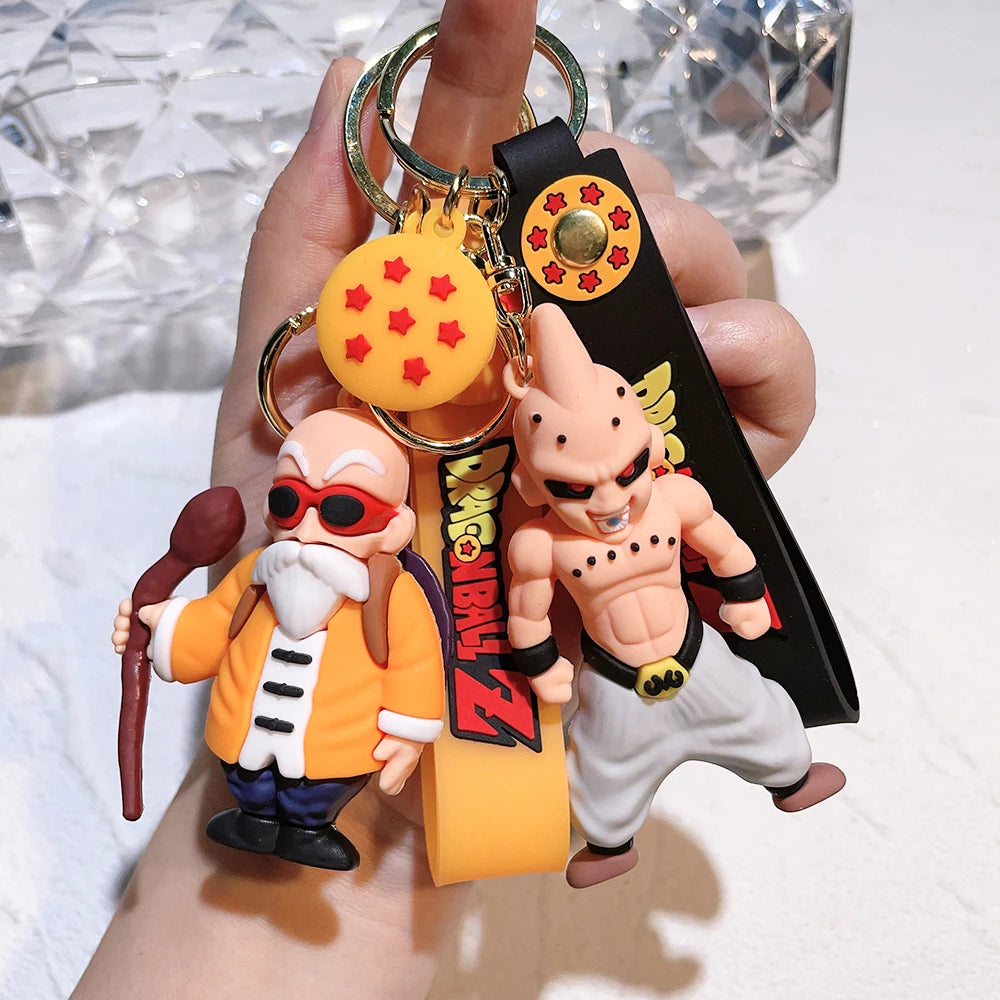 Porte-clés Figurine Dragon Ball, poupée pendentif créatif, porte-clés de voiture, accessoires pour sac à dos, idéal comme cadeau