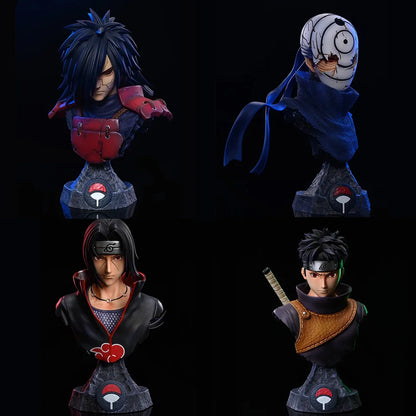 10*14cm Buste de Figurine Naruto | Personnages NARUTO : Modèle collectible parfait pour la décoration d'intérieur. Une belle addition à toute collection