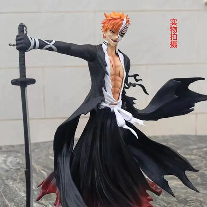 Figura LEJÍA 31cm | Figura detallada de PVC que representa a Kurosaki Ichigo. Ideal para completar una colección o decorar un espacio con algún personaje icónico del anime. 