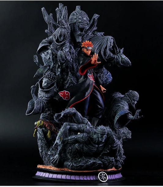 Figura Naruto de 27cm | Figura detallada de Pain, miembro de Akatsuki. Perfecto para fans y coleccionistas de Naruto. Una adición única a cualquier colección o decoración del hogar. 