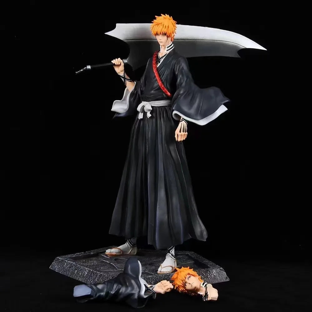 33cm Figurine Bleach | Découvrez cette impressionnante figurine de collection de Bleach, représentant Kurosaki Ichigo dans une statue GK détaillée. Fabriquée en PVC, cette pièce est un incontournable pour les fans d’anime