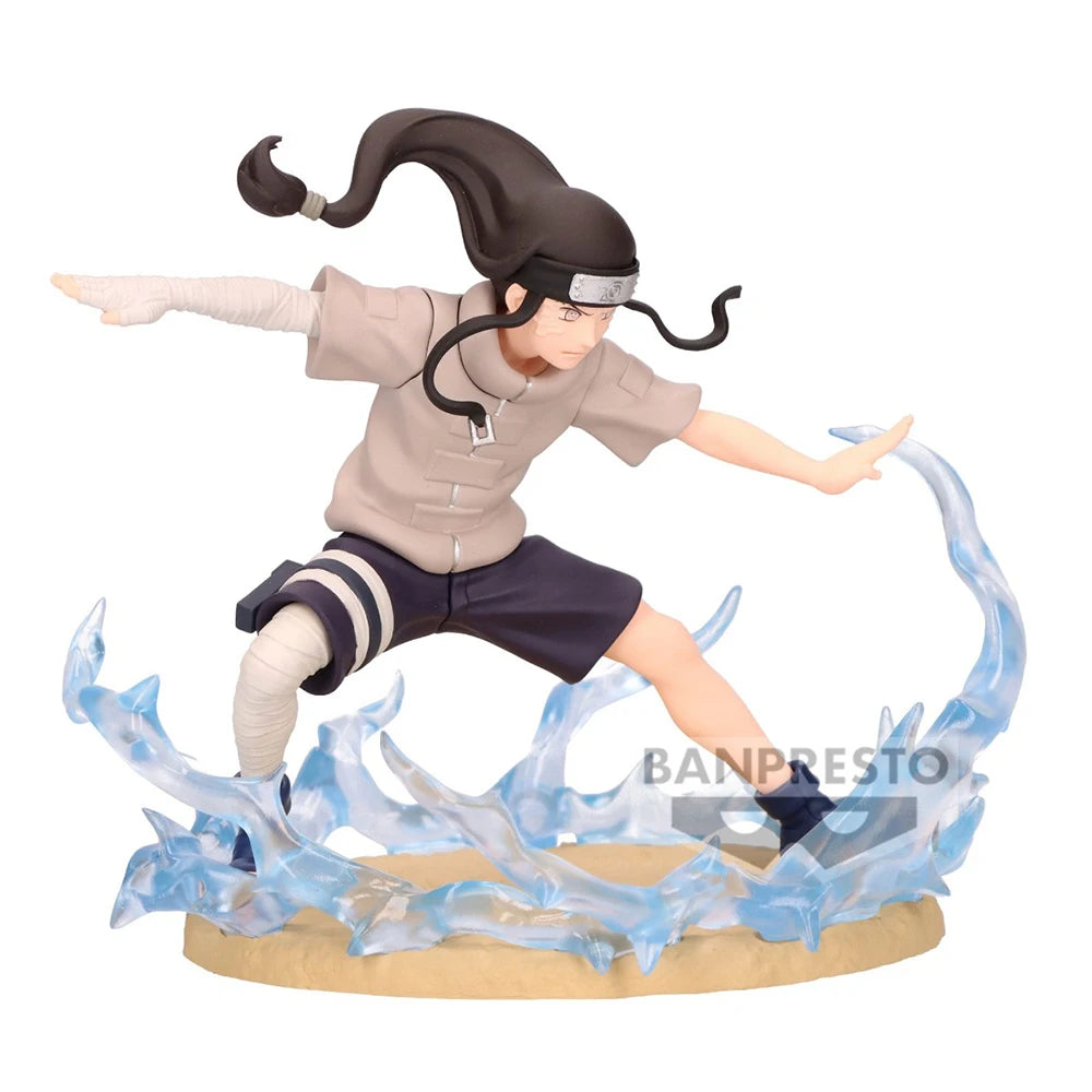 10cm Figurine Bandai Banpresto (édition Memorable Saga) Naruto | Modèle d'action animé en PVC de Hyûga Neji enfant, ornement de collection unique. Un excellent cadeau pour les fans de Naruto et les enfants