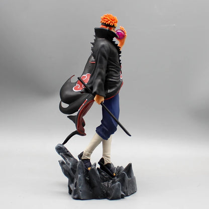 23cm Figurine Naruto | Figurine de collection détaillée du personnage Pain, parfaite pour la décoration de bureau ou comme cadeau d'anniversaire pour les fans de Naruto