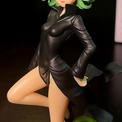 22cm Figurine One Punch Man | Figurine en PVC de Tatsumaki, alias Tornade Tragique, de One Punch Man. Un modèle de collection idéal pour les fans d'anime et un cadeau parfait pour les enfants