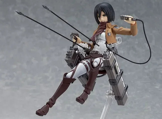 19cm Figurines d'action Attack on Titan | Figurines d'Eren Jaeger, Mikasa Ackerman et Levi Ackerman de Attack on Titan, parfaites pour la collection et comme cadeau pour les fans de la série