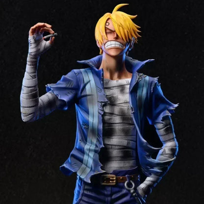 30cm Figurine One Piece | Figurine de Monkey D. Luffy, Roronoa Zoro et Vinsmoke Sanji en posture dynamique est parfaite pour les fans de One Piece. Idéale comme décoration ou comme cadeau pour les garçons passionnés d’anime !