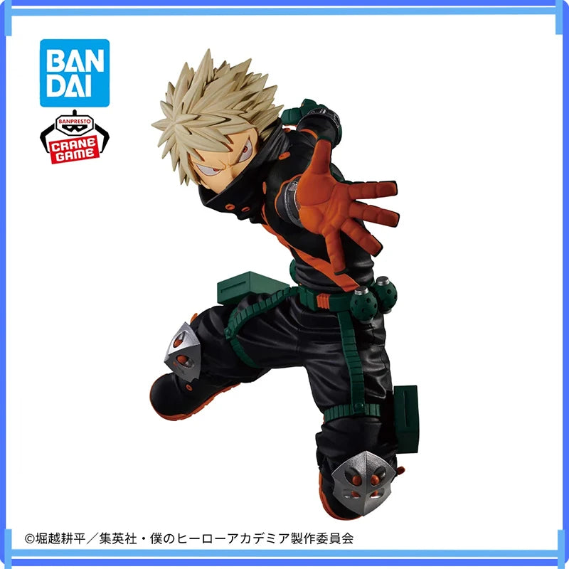 15cm Figurine My Hero Academia | Découvrez cette figurine Katsuki Bakugo issue de la série The Amazing Heroes DX par Banpresto. Un modèle détaillé, livré en boîte, idéal pour les fans de Boku no Hero Academia et les collectionneurs