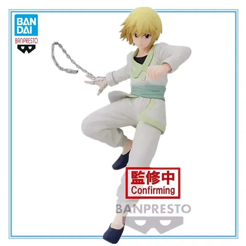 Figura Bandai Banpresto de 15 cm (edición de estrellas vibratorias) Hunter x Hunter | Modelo de coleccionista que representa a Kurapika en acción. Ideal para fans y como regalo único.