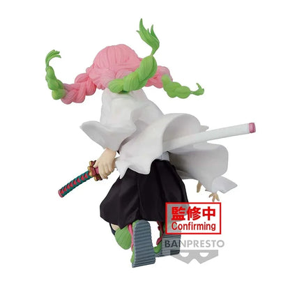 14cm Figurine Demon Slayer officielle BANDAI BANPRESTO | Modèle PVC détaillé de Kanroji Mitsuri le pilier de l'amour, parfait pour les fans et collectionneurs d'anime