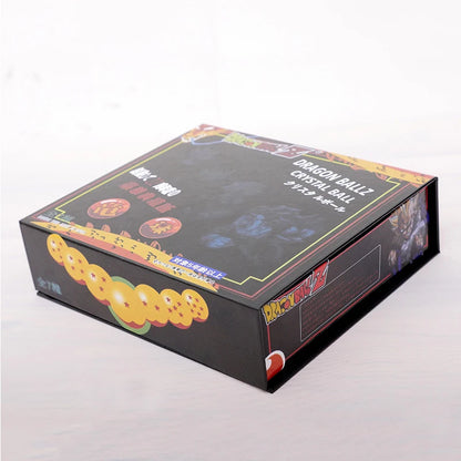 Set de 7 boules de cristal Dragon Ball (3,5 cm) | Invoquez Shenron avec ces figurines de collection, parfaites comme cadeau pour les fans de l'anime