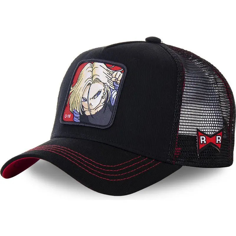 Casquette ajustable Dragon Ball haute qualité avec personnages broder, style baseball, ajustable, parfaite pour hommes et femmes. Idéale pour un look décontracté et comme cadeau