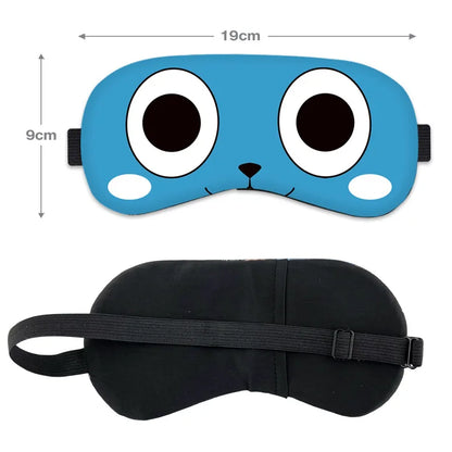 FAIRY TAIL Eye Mask Natsu Lucy Cartoon Eyepatch Erza Gray Kawaii Shading Sleep Eyeshade Cute Anime Goods Collection Cosplay Gift