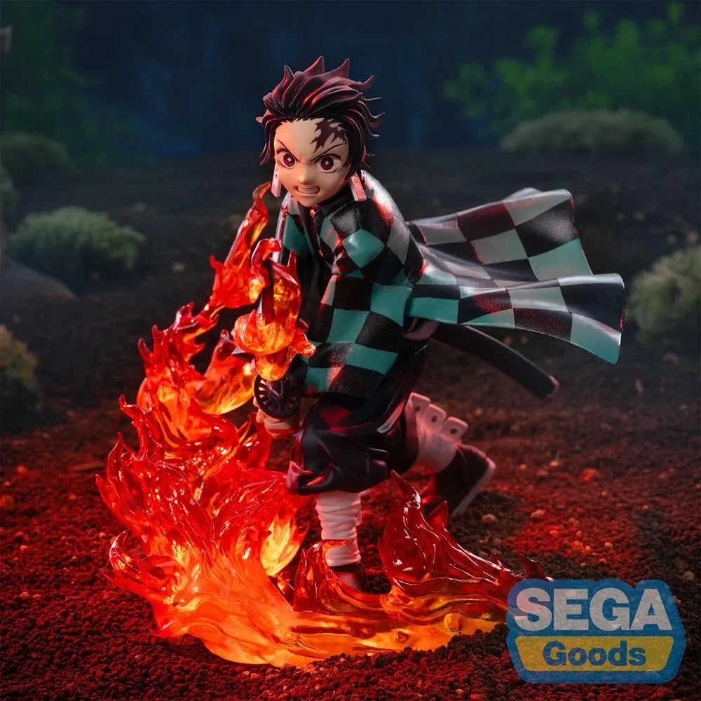 Figurines en PVC des personnages Tanjiro, Nezuko et Genya de Demon Slayer. Idéales pour les collectionneurs et les fans, ces figurines détaillées sont parfaites comme cadeau ou objet de collection