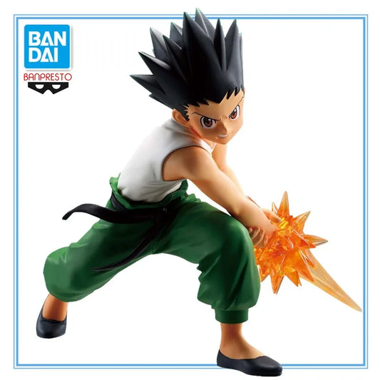 12cm Figurine Bandai Banpresto (édition vibration stars) Hunter x Hunter | Figurine détaillée en PVC de Gon Freecss en pleine action. Parfaite comme cadeau pour les collectionneurs et fans de Hunter x Hunter