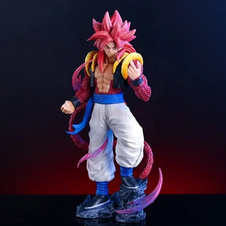 Figura Dragon Ball 25cm | Gogeta Super Saiyan 4, la icónica fusión de Son Goku y Vegeta en Super Saiyan 4. Un modelo coleccionable dinámico y detallado que hará las delicias de los fans de Dragon Ball 