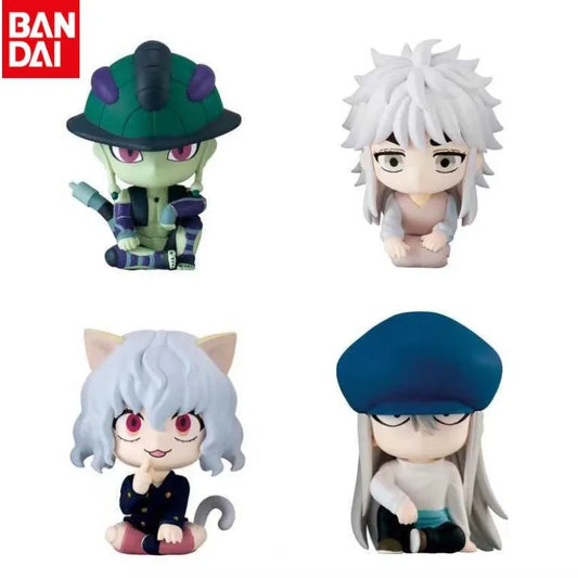 Minifiguras BANDAI Hunter x Hunter de 5 cm | Figura original de Bandai que representa: Meruem, komugi, kaito y Neferpitou. Modelos detallados, perfectos para coleccionistas. Ideal como regalo para los fans de Hunter x Hunter.