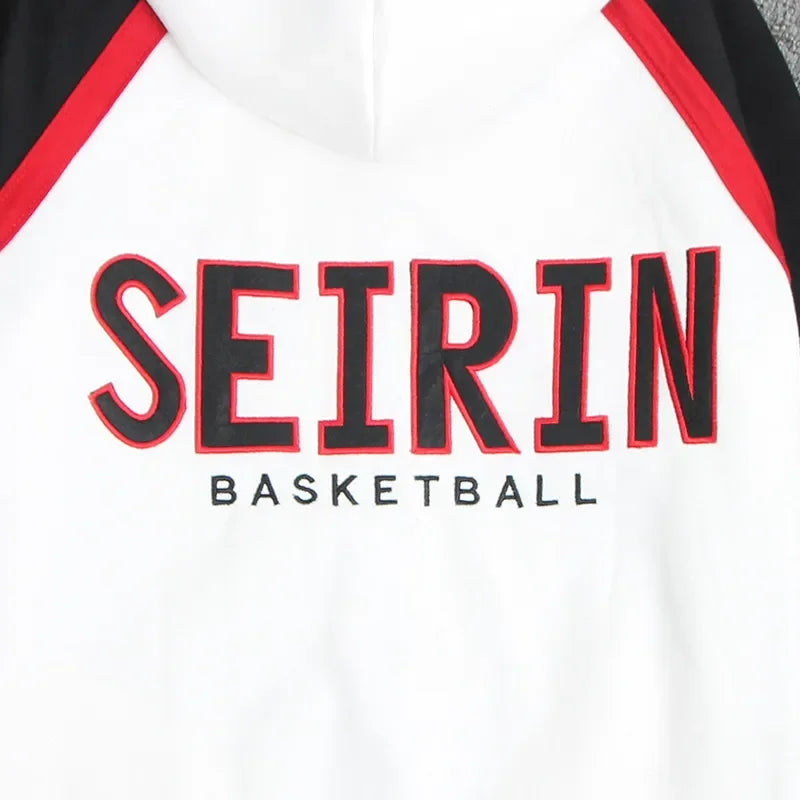 Anime Kuroko No Basuke SEIRIN Kagami Taiga Tetsuya chaqueta de baloncesto con capucha Jersey deportes al aire libre sudadera uniforme Cosplay